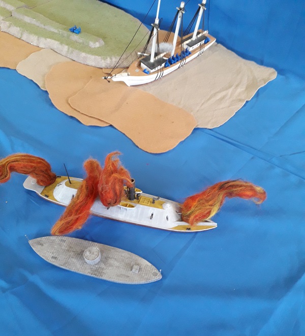 ACW naval game at the North Shore Wargames club