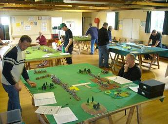 The club in action today