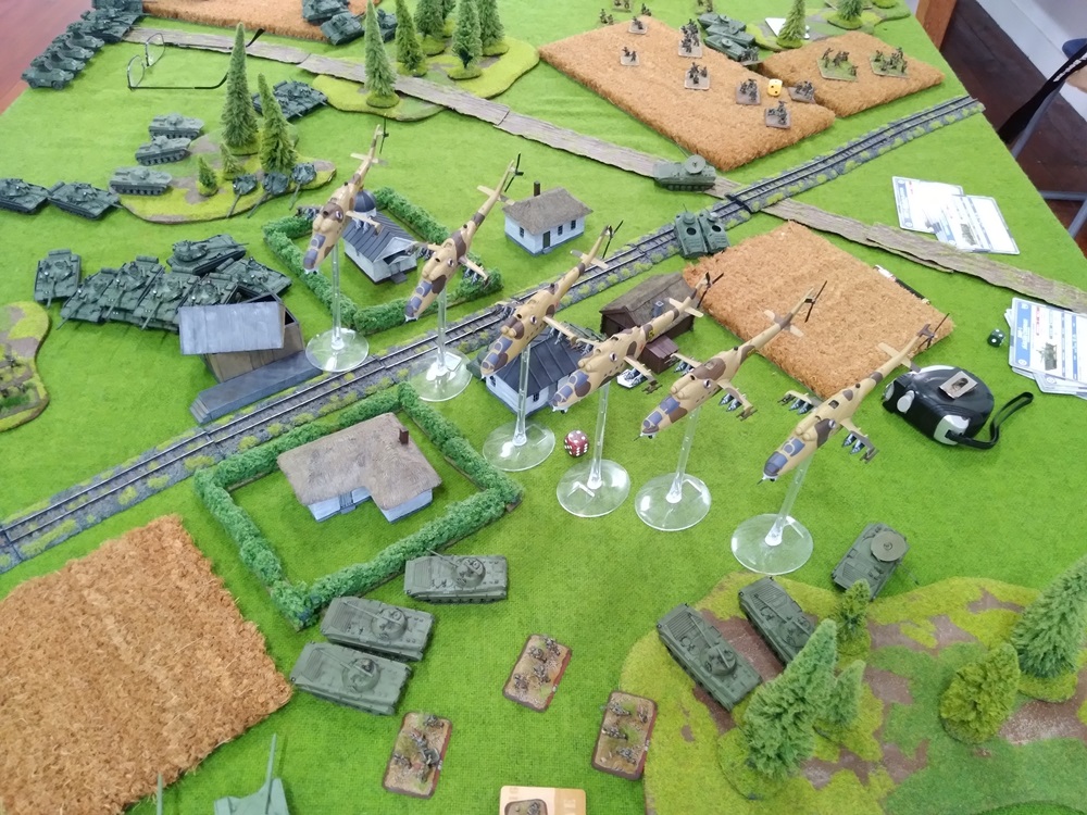 Team Yankee game at the North Shore Wargames Club