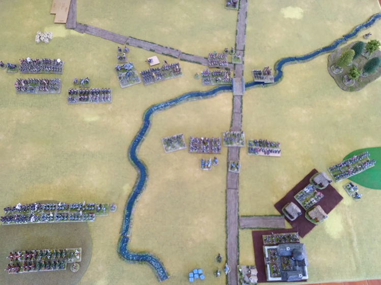15mm Napoleonics game using Glory is Fleeting rules