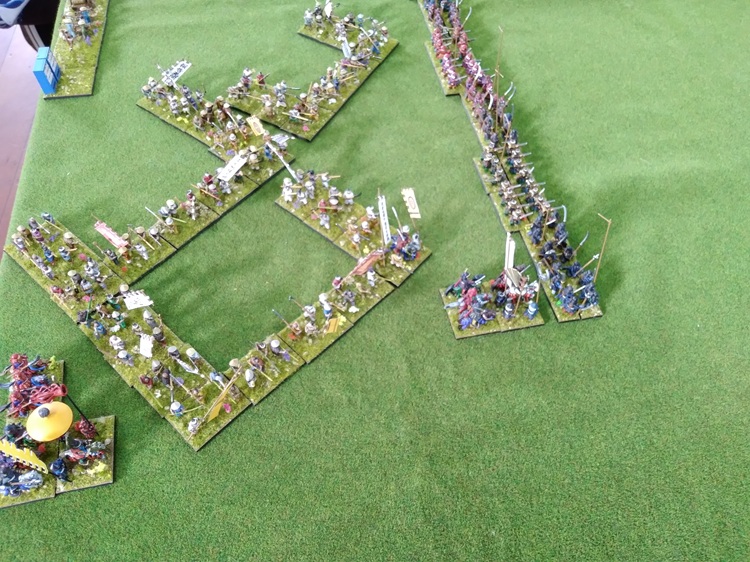 15mm 17th century Japanese in a DBR game