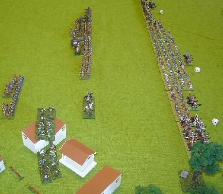 DBMM game between Marian Romans and Japanese.