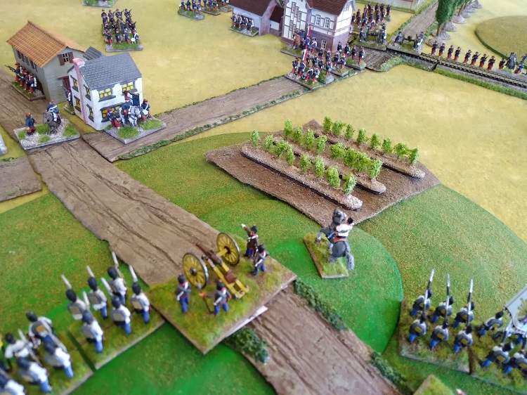15mm Franco-Austrian game using the rules They Died For Glory