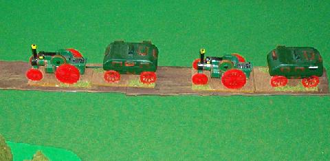Traction engines in a 15mm Principles of War game